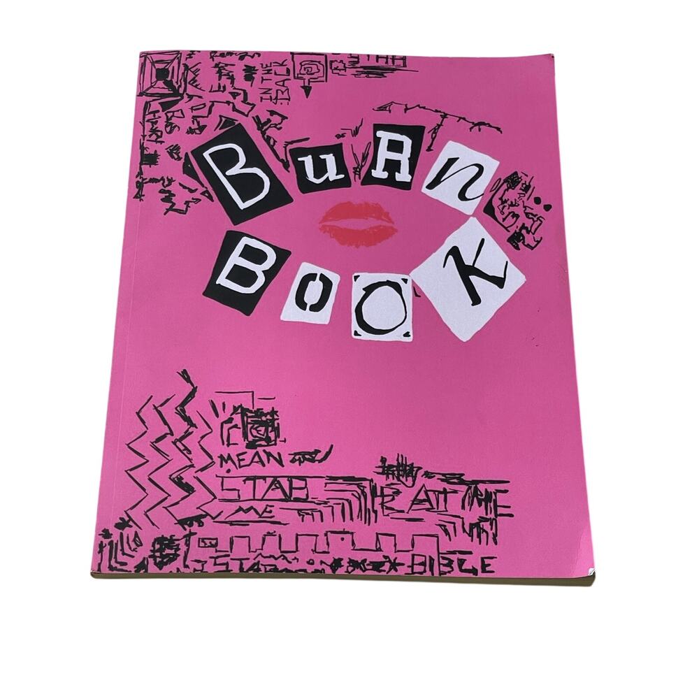 Mean Girls Burn Book Blank Journal diary new unmarked